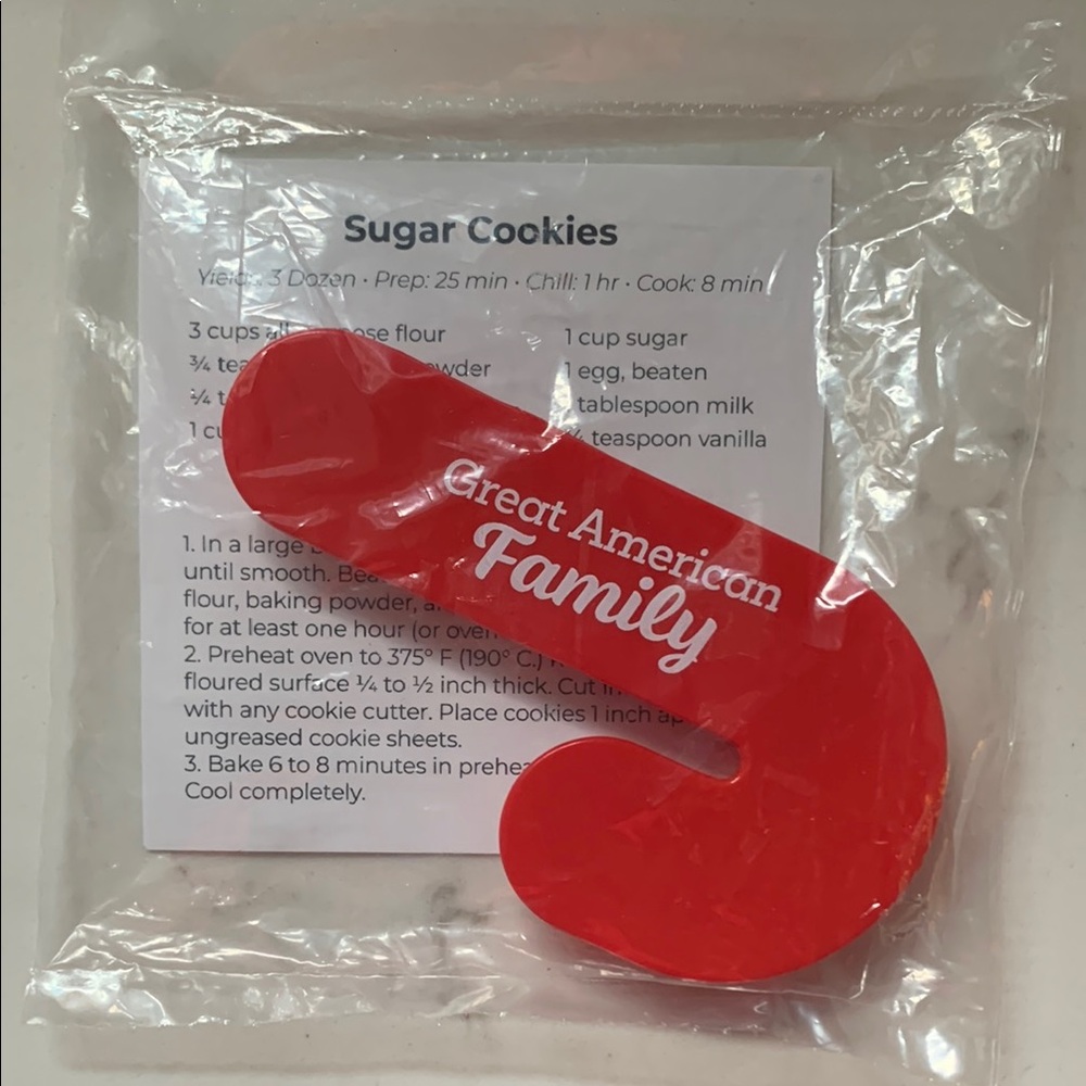 FREE Great American Family Candy Cane Cookie Cutter